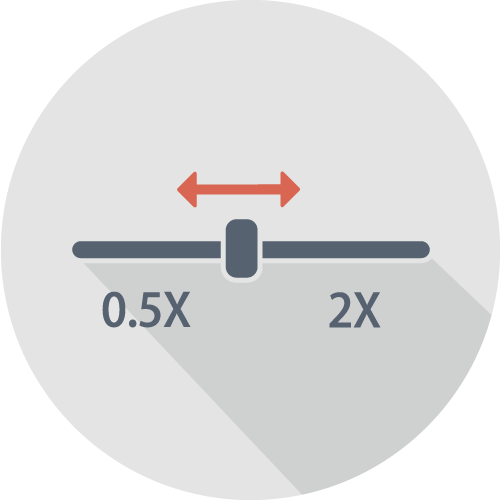可調式播放速率